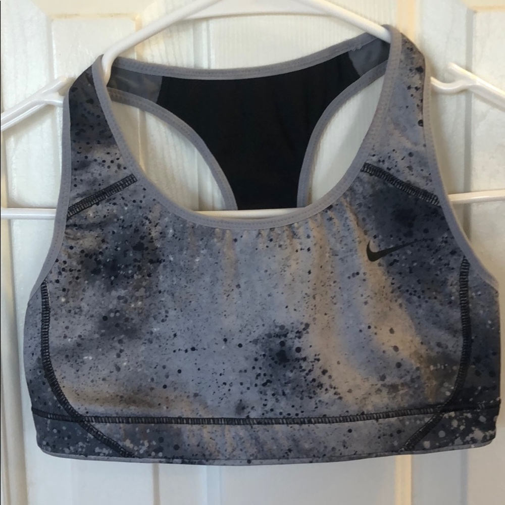 Gray Speckled Nike Sports Bra